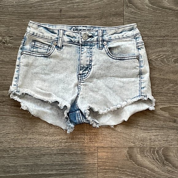 Delias Bradley Women Shorts Raw Hem Denim Jean Size 00 - Picture 1 of 6